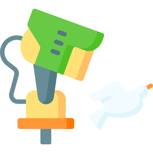 Bird deterrent and laser repellent icon